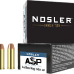 NOSLER 44 MAG 240GR ASP JHP – 20RD 20BX/CS