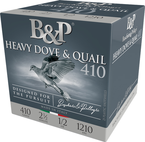 B&P 410 2.5″ 1/2OZ #7.5 – 1210FPS 250RD CASE LOT