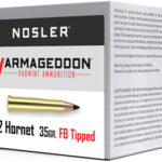 NOSLER VARMAGEDDON 22 HORNET – 35GR FBT 50RD  5BX/CS