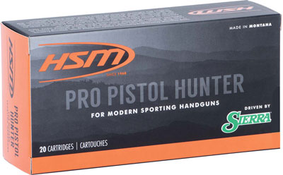 HSM PRO PISTOL 44 REM MAG – 240GR JHP 20RD 20BX/CS