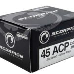 SCORPION 45ACP – 230GR JHP 20RD 10BX/CS
