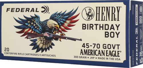 FEDERAL HENRY BIRTHDAY BOY – 45-70 300GR JHP 20RD 10BX/CS