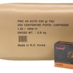 PMC AMMO 45 ACP 230GR FMJ-RN – 250RD BATTLE PACK 3BP/CS