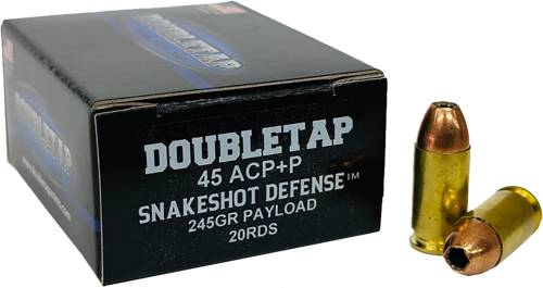 DOUBLETAP 45ACP+P SNAKE SHOT – 20RD 50BX/CS