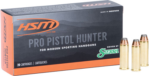 HSM PRO PISTOL 45 LC 300GR JSP – 20RD 20BX/CS