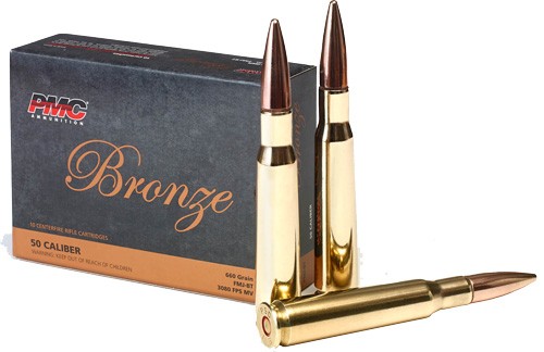 PMC 50 BMG 660GR FMJ-BT – 10RD 20BX/CS