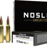 NOSLER MATCH GRADE 22CM – 85GR RDF HPBT 20RD 10BX/CS