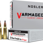 NOSLER VARMAGEDDON 221 REM – FIREBALL 40GR FBT 20RD 10BX/CS