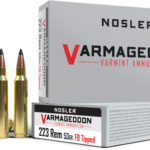 NOSLER VARMAGEDDON 223 REM – 53GR FBT 20RD 20BX/CS