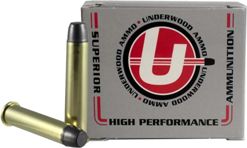 UNDERWOOD 45-70 GOV +P 430GR – LEAD FLAT NOSE 20RD 10BX/CS