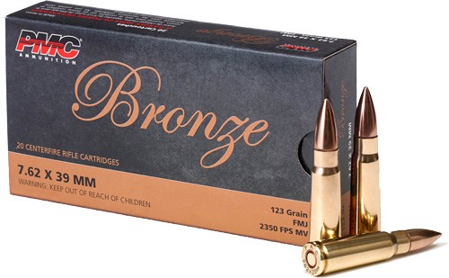 PMC 7.62×39 123GR FMJ – 20RD 25BX/CS