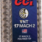 CCI VNT 17 MACH2 17GR VARMINT – TIPPED 50RD 100BX/CS