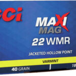 CCI MAXI-MAG 22WMR 40GR JHP – 1875FPS 200RD 10BX/CS