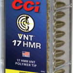 CCI VNT 17HMR 17GR VARMINT – TIPPED 2650FPS  50RD 40BX/CS