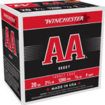 WINCHESTER AA 20GA 2.75″ 7/8OZ – #9 1200FPS 250RD CASE LOT