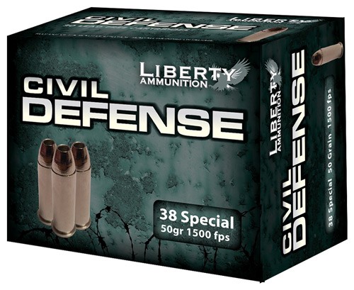 LIBERTY CIVIL DEFENSE 38 – SPECIAL 50GR HP 20RD 10BX/CS