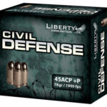 LIBERTY CIVIL DEFENSE 45 ACP – 78GR HP 20RD 10BX/CS