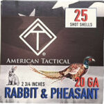 ATI GAME LOAD 20GA 2.75″ 1OZ – #4 250RD CASE LOT