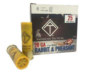 ATI GAME LOAD 20GA 2.75″ 1OZ – #6 250RD CASE LOT