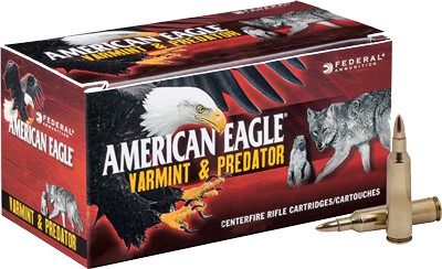 FEDERAL AE 223 REM 50GR JHP – 50RD 5BX/CS