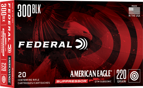 FEDERAL AE 300 AAC 220GR – OTM SUBSONIC 20RD 25BX/CS