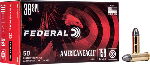 FEDERAL AE 38 SPECIAL 158GR – RN 50RD 20BX/CS