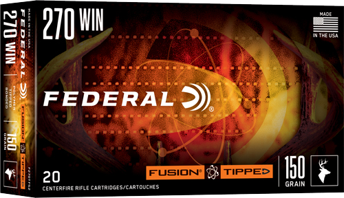 FEDERAL FUSION 270 WIN 150GR – TIPPED FUSION 20RD 10BX/CS