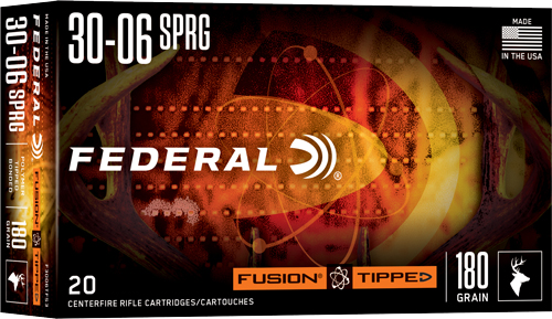 FEDERAL FUSION 30-06 180GR – TIPPED FUSION 20RD 10BX/CS