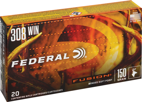 FEDERAL FUSION 308 WIN 150GR – FUSION 20RD 10BX/CS