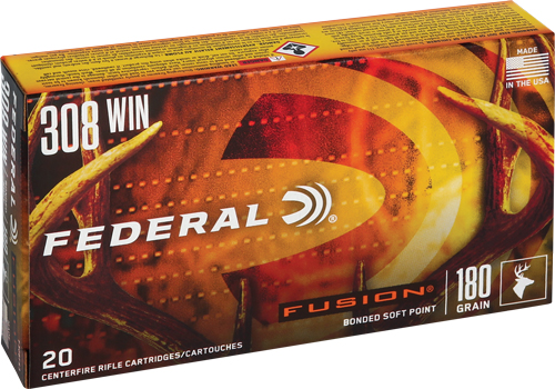 FEDERAL FUSION 308 WIN – 180GR FUSION 20RD 10BX/CS