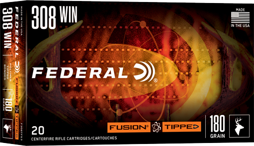 FEDERAL FUSION 308 WIN 180GR – TIPPED FUSION 20RD 10BX/CS