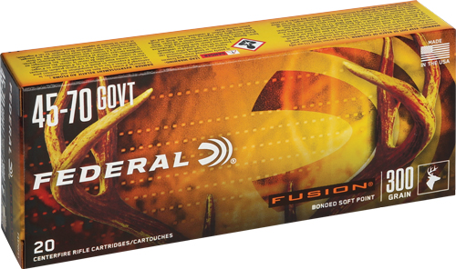 FEDERAL FUSION 45-70 GOV 300GR – FUSION 20RD 10BX/CS