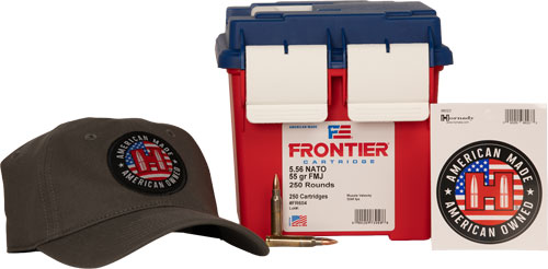 FRONTIER 5.56×45 55GR FMJ – 250RD 2BX/CS COMES IN AMMO CAN