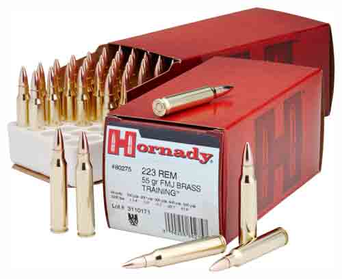 HORNADY 223 REM 55GR FMJ – 50RD 10BX/CS