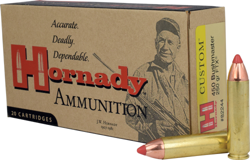 HORNADY 450 BM 250GR FTX 20RD – 10BX/CS