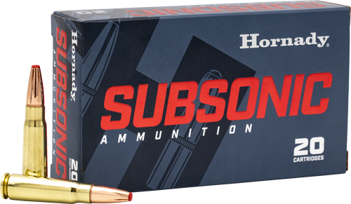 HORNADY SUBSONIC 450 BM 395GR – SUB-X 20RD 10BX/CS