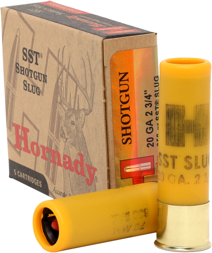 HORNADY SST 20GA 2.75″ 250GR – FTX SABOT SLUG 5RD 20BX/CS