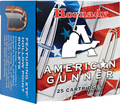 HORNADY AMERICAN GUNNER – 380 ACP 90GR XTP 25RD 10BX/CS