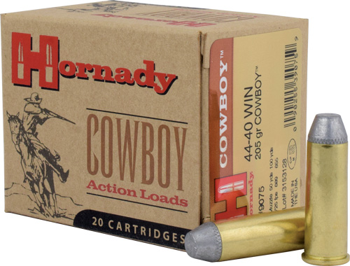 HORNADY 44-40 WIN 205GR COWBOY – 20RD 10BX/CS