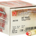 HORNADY LEVEREVOLUTION 357 MAG – 140GR FTX 25RD 10BX/CS