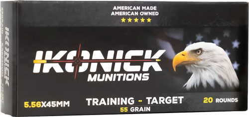 IKONICK USA 5.56 55GR FMJ – 20RD 25BX/CS