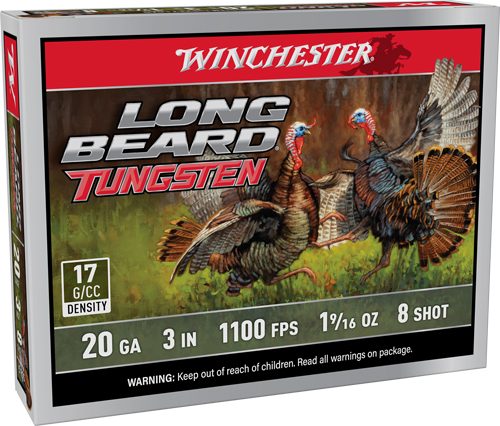 WINCHESTER LONG BEARD TS17 – 20GA 3″ 1-9/16OZ #8 5RD 10BX/