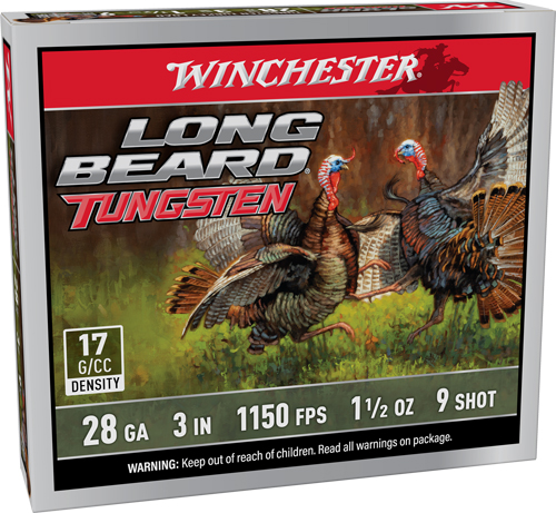 WINCHESTER LONG BEARD TS17 – 28GA 3″ 1/1/2OZ #9 5RD 10BX/C