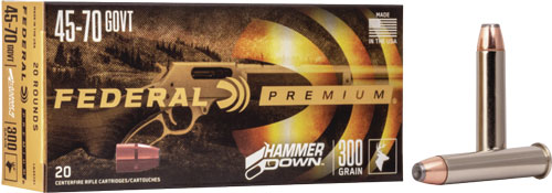 FEDERAL HAMMER DOWN 45-70 GOV – 300GR JSP 20RD 10BX/CS