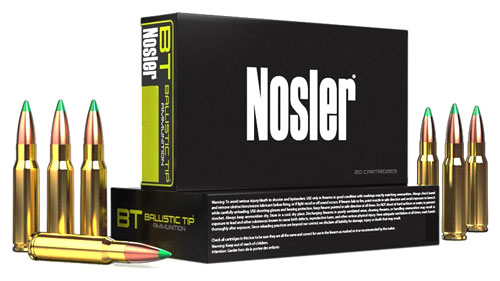 NOSLER BT 308 WIN 165GR – BALLISTIC TIP 20RD 10BX/CS
