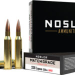 NOSLER MATCH 338 LAPUA MAG – 300GR CUSTOM HPBT 20RD 10BX/CS