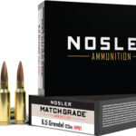 NOSLER MATCH GRADE 6.5 GRENDEL – 123GR BTHP 20RD 10BX/CS