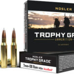 NOSLER TROPHY 7MM-08 REM 140GR – ACCUBOND TIP 20RD 10BX/CS