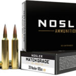 NOSLER MATCH GRADE 28 NOSLER – 185GR RDF HPBT 20RD 10BX/CS