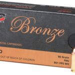 PMC 380 ACP 90GR FMJ – 50RD 20BX/CS